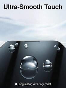 4pcs Matte Tempered Glass Screen Protector, Anti-Spy, Anti-Scratch, Anti-Fingerprint, Smooth Touch, Gaming Essential, Micro-Frosted Surface Maintains Image Quality, Waterproof, Privacy Protection, , Compatible With IPhone X/XR/11/12/13/14/15/16/17/17 Plus/17 Pro/17 Pro Max - Black - View 4