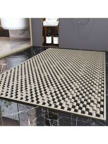 1pc Bathroom Mat Anti-Slip Shower Tub Floor Mat, Suction Cup Bathtub Massage Foot Pad, Bathroom Shower Non-Slip Mat - One Size - View 5