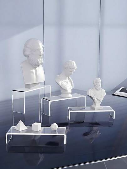 1 قطعة/3 قطع حامل عرض أكريليك على شكل حرف U، رف عرض الحلويات، رف عرض الأحذية، رف عرض الألعاب، منظم تخزين المكتب، صندوق تخزين مستحضرات التجميل، صندوق تخزين العطور، حامل شفاف، تصميم بسيط، حامل أكريليك، رف تخزين، صندوق عرض، عرض هدية، عرض مجموعة، رف شفاف على شكل حرف U سميك، رف تخزين مرتفع