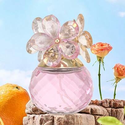 בושם לנשים 50 מ"ל, ניחוח פרחוני, תרסיס ניחוח עמיד לאורך זמן, רענן, מתאים לסטודנטים, דייטים, קניות ושימוש יומיומי אחר, נייד