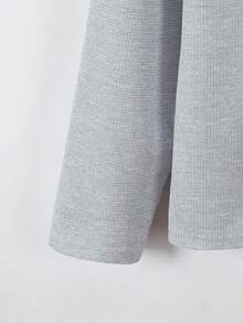 2-częściowy zestaw męski, modna minimalistyczna kurtka zapinana na zamek z kołnierzem i kieszeniami + spodnie ze ściągaczem w pasie, lekka tkanina poliestrowa, odpowiednia na wiosnę/jesień, na co dzień, na święta, prezent dla chłopaka - Szary - Zobacz 8