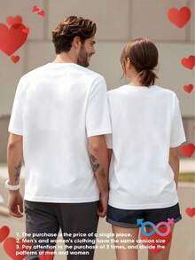 Disney A Couple'S Short-Sleeve T-Shirt Themed Around Toy Story. The Women'S Version Features A Cartoon Line Art Style Of Jessie - 女士白色 - 查看 2