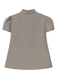 Áo sơ mi ngắn tay kẻ caro dành cho nữ, thích hợp cho trang phục mùa thu đông và mùa hè. - Nhiều màu - Xem 6