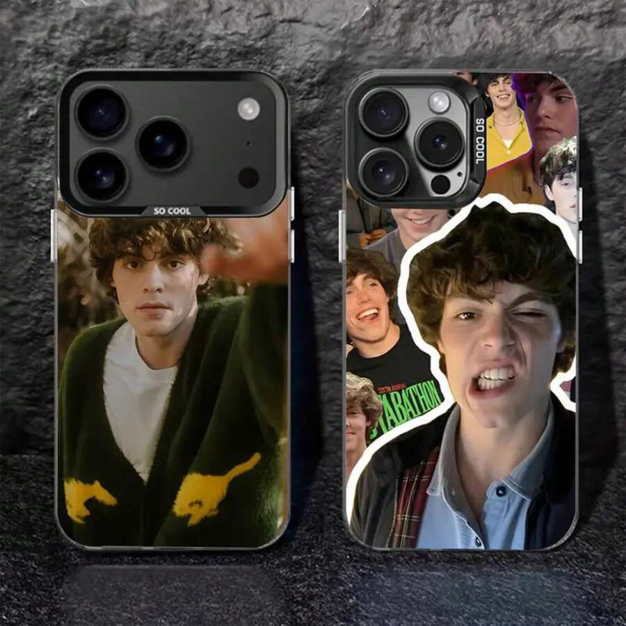 J-Jack Champion para iPhone 17, 16, 15, 14, 13, 12, 11, Pro, E, MAX, funda mate a prueba de golpes color negro. - Gris - Ver 1