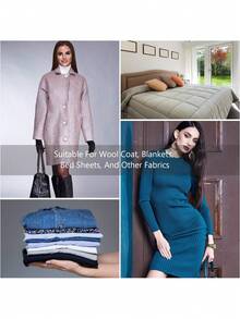 1/3Pcs Cashmere Combs To Remove Pilling Sweater Defuzzer Multi-Fabric Shaver And Cashmere Comb Wool Pilling Remover Pills For De-Pilling Clothing Garments Knits Scarves Wool Coats Pants Care - Multicolor - View 6