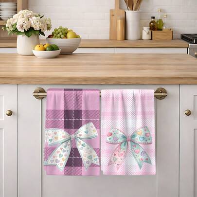 2/4/6pcs Butterfly Print Dish Towels, Super Absorbent Microfiber Modern Cleaning Cloths, Cooking And Baking Tea Towels, Dishcloths, Highly Soft And Absorbent, Kitchen Decor, Gifts For Neighbors, Mothers, Birthdays, Housewarming For Friends, Kitchen Essentials, Daily Necessities