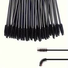 Eyelash Extension Supplies Set: Disposable Eyelash Brushes, Micro Cotton Swab Brushes, Eyelash Mascara Brushes, Lip Brushes - Multicolor - View 2