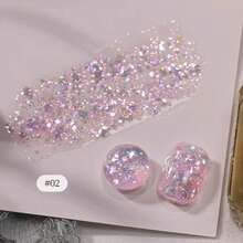 MIANEL GEL MIANEL 10ml 鹿角花凝胶指甲油，2026 新款超亮泽指甲油，钻石闪粉指甲油，红色指甲，黑色指甲，情人节美甲钻石闪粉指甲油 - 彩色 - 查看 6