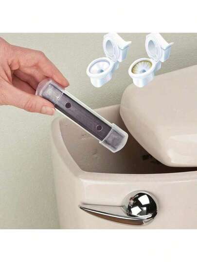 4 piezas Limpiador magnético para inodoro, de larga duración y resistente, sin químicos, sin manchas