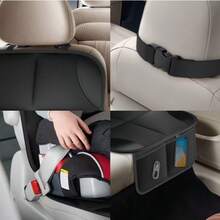 600D加厚汽车座椅垫套，防滑底面，网状口袋设计，汽车安全座椅垫保护套 - 彩色 - 查看 6
