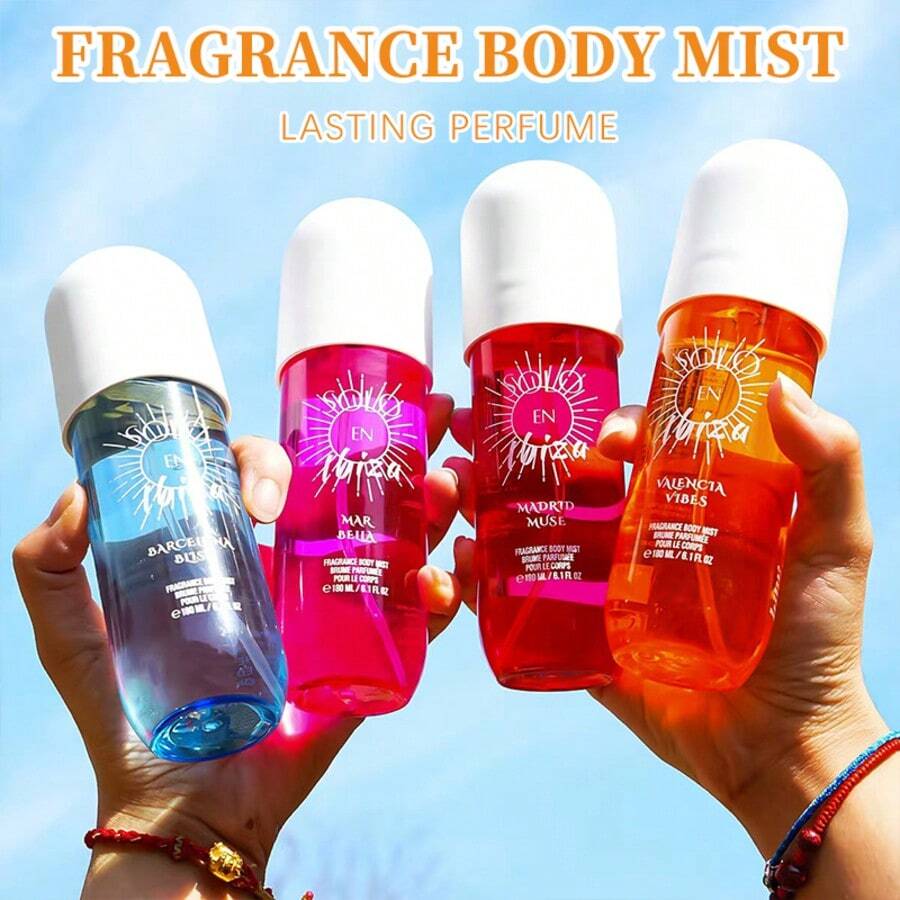AIR FUSION 6.1fl.Oz Hair & Body Fragrance Mist For Women - Long-Lasting Perfume,It Contains Fragrances Of Jasmine, Vanilla, Pitaya, Etc ,Perfect For Dating, Parties And Gift Giving - 香草/火龍果/茉莉花 - 查看 1