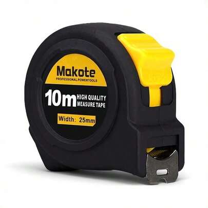 3 Meters/10ft, 5m/16ft, 10m/33ft Dual Scale Retractable Steel Tape Measure, Suitable For Engineers, Contractors, DIY Enthusiasts, Architects, Carpenters And Construction Industry