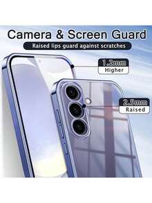 适用于三星 Galaxy S26 S26Plus S26Utra S25 S25Plus S25Utra A16 A26 A36 A56 S25FE A17 A37 A57 的奢华电镀 TPU 手机壳 - 綠色 - 查看 7