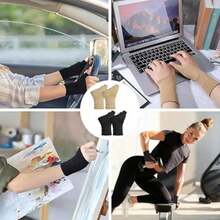 1个压缩护腕套，凝胶硅胶带，罗纹纹理，增强抓握力，拇指稳定器（单只） - 彩色 - 查看 7