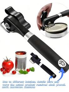 三合一不锈钢开罐器 - 易握、耐用、多功能手动厨房工具，轻松开罐 - 開罐器 - 查看 10