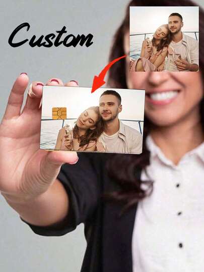 Customized Photo Stickers Card Skin, Credit Card Skin, Personalized Stickers, Credit Card Skin Stickers Credit Card Cover For Transportation, Key, Debit, Credit, Card Cover, Vinyl Waterproof No Bubble Slim Tear Proof Anti-Wrinkling Debit Card Cover Sticker For Debit,Mother's Day Gifts, Father's Day Gifts, Graduation Gifts, Back-To-School Gifts