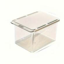 1/2pcs Expandable Plastic Cosmetic Storage Box | Transparent Minimalist Bathroom Organizer Box, Suitable For Cotton Swabs, Makeup Pads, Lipsticks - Mirrored Cabinet Drawer-Style Hidden Pull-Out Shelf, With Hanging Installation, Storage & Organization - A - View 12