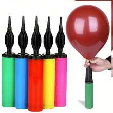 Hand-Operated Balloon Pump, Macaron-Colored Balloon Inflation Tool, Portable Air Pump. - View 3