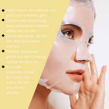 Gentle Niacinamide Hydrating Face Mask For Sensitive Skin, Calms Redness & Boosts Radiance With Glutathione & Grape Seed Oil, Daily Soothing Facial Care, 4 Pack - 4PIECES - 查看 10