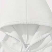 Casaco Moletom Canguru Com Bolso Estampado Lindo Ser Catolico Religioso Envio Rapido - Branco - Visão 2