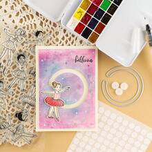 40pcs Sliding Cards Rotary Sliders With Double-Sided Adhesive Circles, Suitable For Card Making DIY Crafts (Cutting Mold Not Included) - Multicolor - View 8