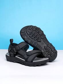 1 Pair Children's Casual Sandals, Breathable Mesh Upper, Non-Slip Sole, Suitable For Daily Wear, Beach Vacation, Fashion Versatile Beach Sandals - Multicolor - View 7