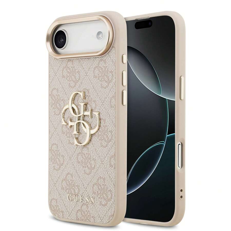 Guess 4G Logo IPhone Case - Pink - View 1