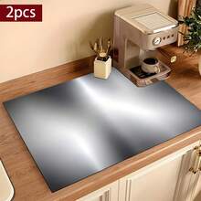 1pc 2D Induction Cooktop Cover, Non-Slip Mat, Suitable For Electric Stove, Induction Cooker, Stove Protector, Saves Kitchen Countertop Space, Perfect Home Accessory - Multicolor - View 13