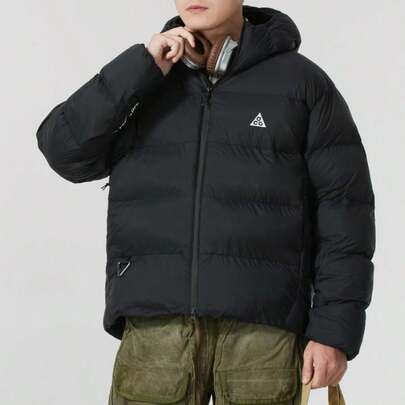 Nike Men's Fashionable Sporty Jacket, Comfortable Warm Padded Coat For Fitness, Running, Training FV8911-010