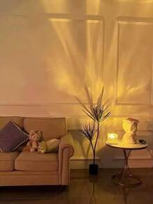 1 pieza Lámpara cuadrada con efecto de luces del norte y olas de agua, 16 colores de iluminación, control táctil y remoto, crea un ambiente romántico y acogedor, luz nocturna de ambiente RGB, adecuada para oficina, sala de juegos, dormitorio, techo o fiesta para adultos - Multicolor - Ver 5