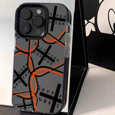 1pc Dual-Color Transparent Shell Stylish Black Edge Artistic Cross Anti-Drop Full Coverage TPU+PC High-Quality Material Phone Case Compatible With Iphone 13 14 15 Pro Max 16 16 Pro 16 Pro Max 16 Plus 16e 17 17 Pro 17 Pro Max 17 Air, 11 12 Pro Max Silicone X Fashionable XR Transparent XS Max Full Protection 7 Anti-Drop 8 Plus Protective Case, 13 Mini Personalized 12 Mini Male Female 7 Plus 12 Pro Retro 14 Pro 14 Plus Cross 15 Plus INS Style 14 Pro Cute 13 Pro Couple 13 Pro Max Fashionable 14 Pro Soft Shell 11 Pro New 15 Pro Niche