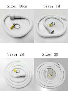 Thickened Air Conditioner Drain Pipe Extension, Outdoor Unit Drain Pipe Water Faucet Extension, Drip Hose, Washing Machine Water Inlet & Outlet Hose, Semi-Automatic Washing Machine Water Inlet & Outlet Pipe - White - View 11