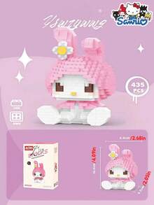 SANRIO Đồ chơi  của , giúp cải thiện khả năng tập trung, thích hợp để trang trí phòng, làm quà sinh nhật, trò chơi tiệc tùng, bộ dụng cụ thủ công tự làm, mô hình lắp ráp động vật và tượng nhỏ. Quà tặng ngày Valentine, quà sinh nhật, quà tặng hoàn hảo, quà tặng vui nhộn (Đóng gói ngẫu nhiên) - Một cỡ - Xem 16