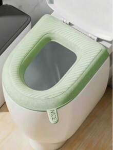 1pc Thick Waterproof Toilet Mat, Washable Quick-Drying Toilet Pad, Wipe Clean Easily - Multicolor - View 5