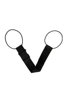 1pc Adjustable Luggage Strap, Baggage Luggage Belts, Travel Security Carry On Straps Luggage Packing Belt Travel Bag Fixing Hanging Belt Luggage Elastic Rope Binding Belt Luggage Strapping Belt - Black - View 4