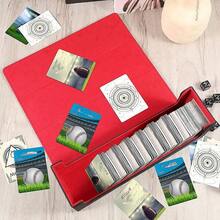 600 Slots Leather Magnetic Closure Card Holder Case MTG And Sports Cards - Multicolor - View 2