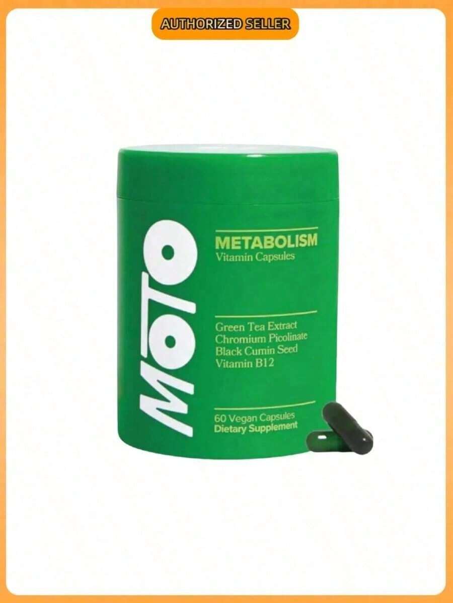 Moto Women's Metabolism Support – Thermogenic Vegan Capsules With Green Tea, B12 & Chromium – Boost Energy, Control Cravings & Support Hormonal Balance – 30-Day Supply By  (Pack Of 1) - 1 chai - Xem 1