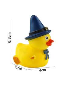 1pc Cute Squeaky Bath Toy Small Yellow Duck, Low Decibel, Suitable For Teenagers, Water Play Toy, Small Gift - Multicolor - View 16
