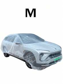 Bạt phủ xe bằng nhựa trong suốt | Bạt bảo vệ xe dùng một lần bằng màng PE trong suốt, chống mọi thời tiết, chống thấm nước, chống tuyết, chống bụi, chống tia UV | Loại đa năng, phù hợp với xe sedan, SUV, xe tải và nhiều loại xe khác | Có thể sử dụng trong nhà và ngoài trời, thích hợp cho việc đỗ xe ngắn hạn, bảo quản, chống bụi, chống gió và chống mưa khẩn cấp. - trong suốt - Xem 12