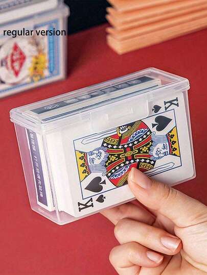 10pcs/5pcs/4pcs/1pc Portable Storage Box For Playing Cards, Card Container, Jewelry & Small Items Organizer, Game Cards, ID Cards, Name Cards Holder
