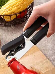 Multifunctional Can Opener Household Stainless Steel Can Opener Bottle Opener Kitchen Manual Can Opener - View 2
