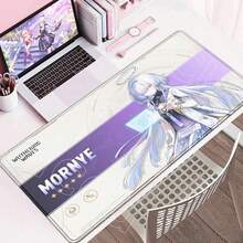 HD Wuthering Waves Mornye Anime Mouse Pad Computer Table Desk Mat Gaming Room Accessories Kawaii Gamer Comic Mousepad Pc Cushion - Thế chiến thứ 5 - Xem 3