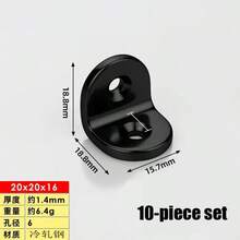 0.6 Inch Wide Right Angle Fixed Bracket, 20mm, 25mm, 30mm, 40mm, 50mm, 65mm, 80mm And Other Specifications, Fixing Parts, Material Cold-Rolled Steel - L-shaped Angle Brackets - View 16