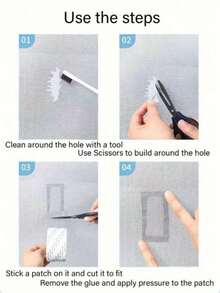 1 Roll Window Screen Repair Tape, Self-Adhesive Mesh Tape For Repairing Window Screen Holes, Window Screen Repair Strip For Dormitory Curtains, Self-Adhesive Window Screen Repair Tape, Window Screen Repair Patch, Hole Tear Insect/Noise Proof Window Sill Sealing Strip, Insect Proof Screen Patch, Self-Adhesive Window Screen Repair Tape - A - View 7