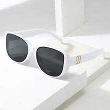 1pc Unisex Retro Minimalist Fashion Glasses, Suitable For Travel, Leisure, Party, Beach, And Daily Wear - Multicolor - View 9