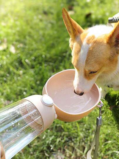 Portable Dog Water Bottle, Suitable For Small Dogs, Large Dogs, Cats, Outdoor Leak Proof, Suitable For Dog Breeds Such As Chihuahuas And French Bulldogs, Can Be Used For Outdoor Walking And Drinking, And Is An Ideal Choice For Camping.