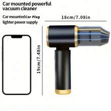 3-In-1 Mini Portable High-Power Vacuum Cleaner, 1 Set, Dual Use For Car And Home - Super Suction Blow & Vacuum, Mini Car Vacuum Cleaner, High-Power Vacuum Cleaner, Portable Vacuum Cleaner, Mini Blow & Vacuum Combo, High Suction Home Vacuum Cleaner - Classic - View 6