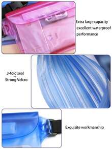 Large Waterproof Phone Waist Bag, Suitable For Beach, Swimming, Rafting, High Capacity With Triple Seal - Multicolor - View 5
