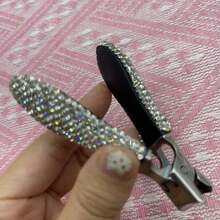 Rhinestone Stainless Steel Nail Clipper, Wide Jaw Sharp Labor-Saving, Thick Nails Toenails, Creative Home Nail Clipper - White - View 8