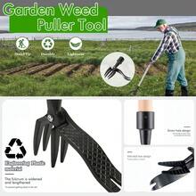 手动草坪打孔器配件，立式除草器，塑料材质，适用于花园草坪，重型园艺工具，用于土壤压实和草坪健康 - 多色 - 查看 3